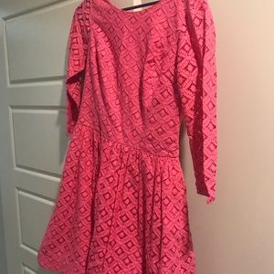 Pink lily dress